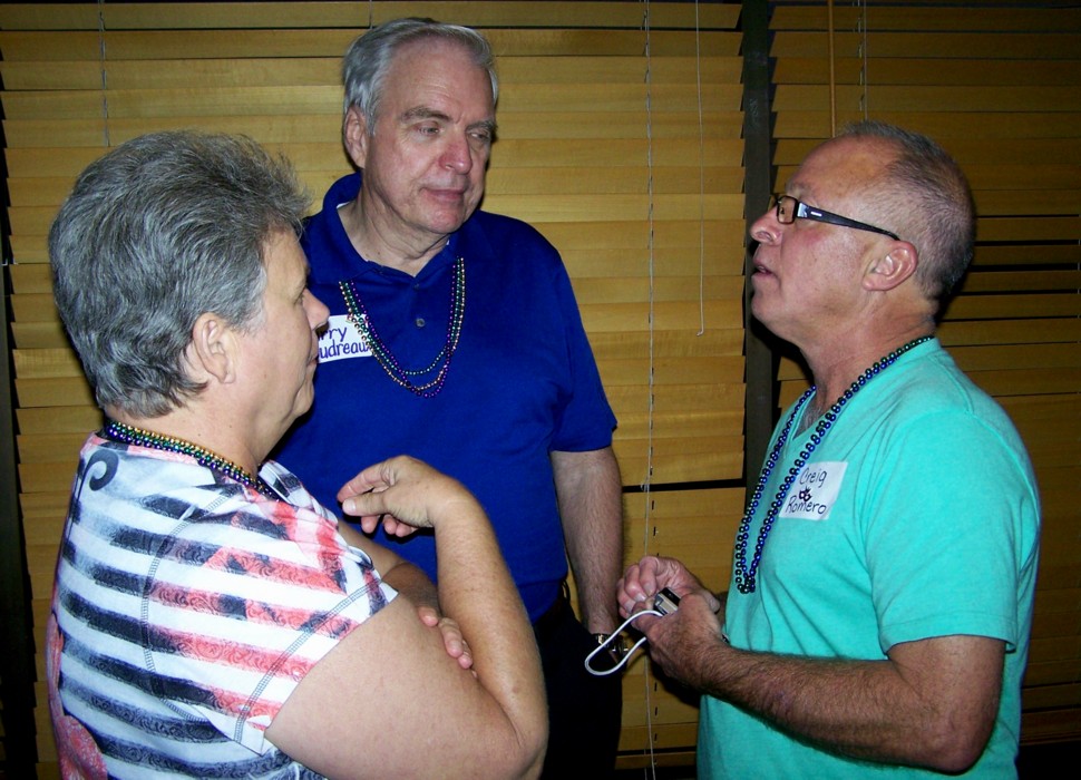 Janice (Hebert) and Barry Boudreaux, Creig Romero